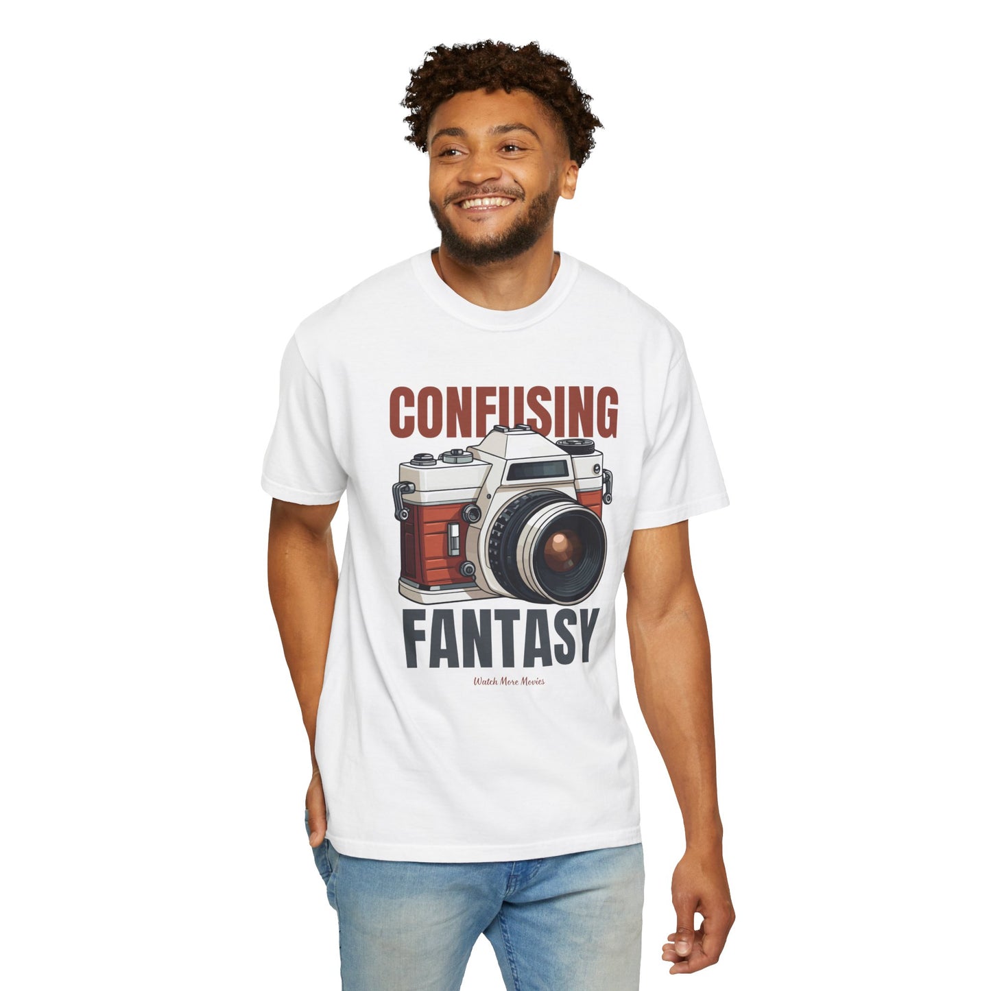 Confusing Fantasy Camera Graphic T-shirt