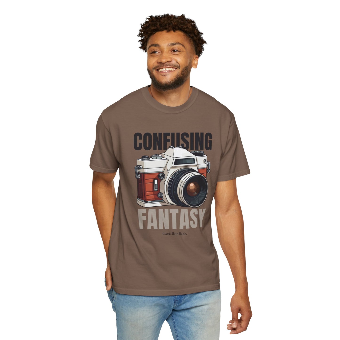 Confusing Fantasy Camera Graphic T-shirt