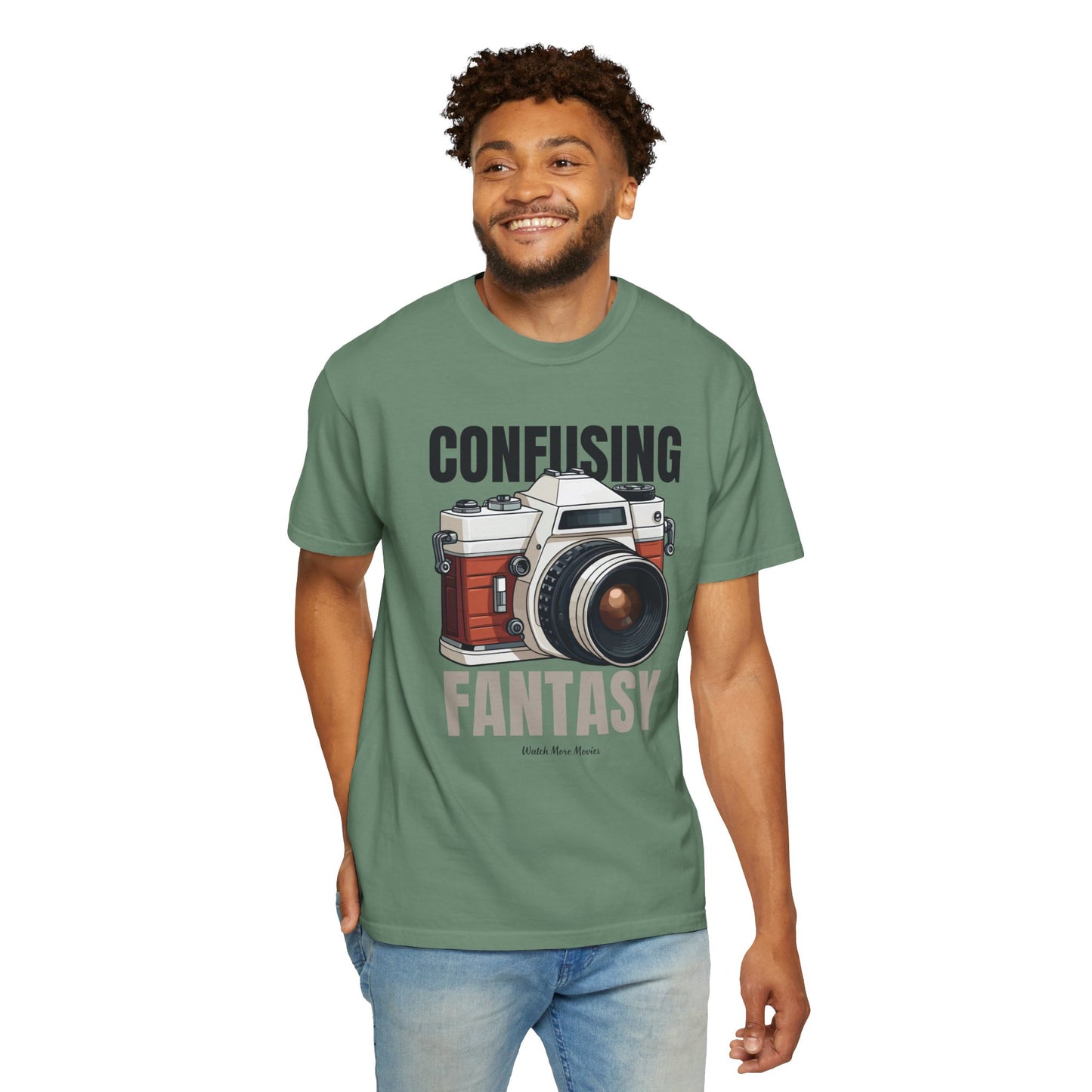 Confusing Fantasy Camera Graphic T-shirt