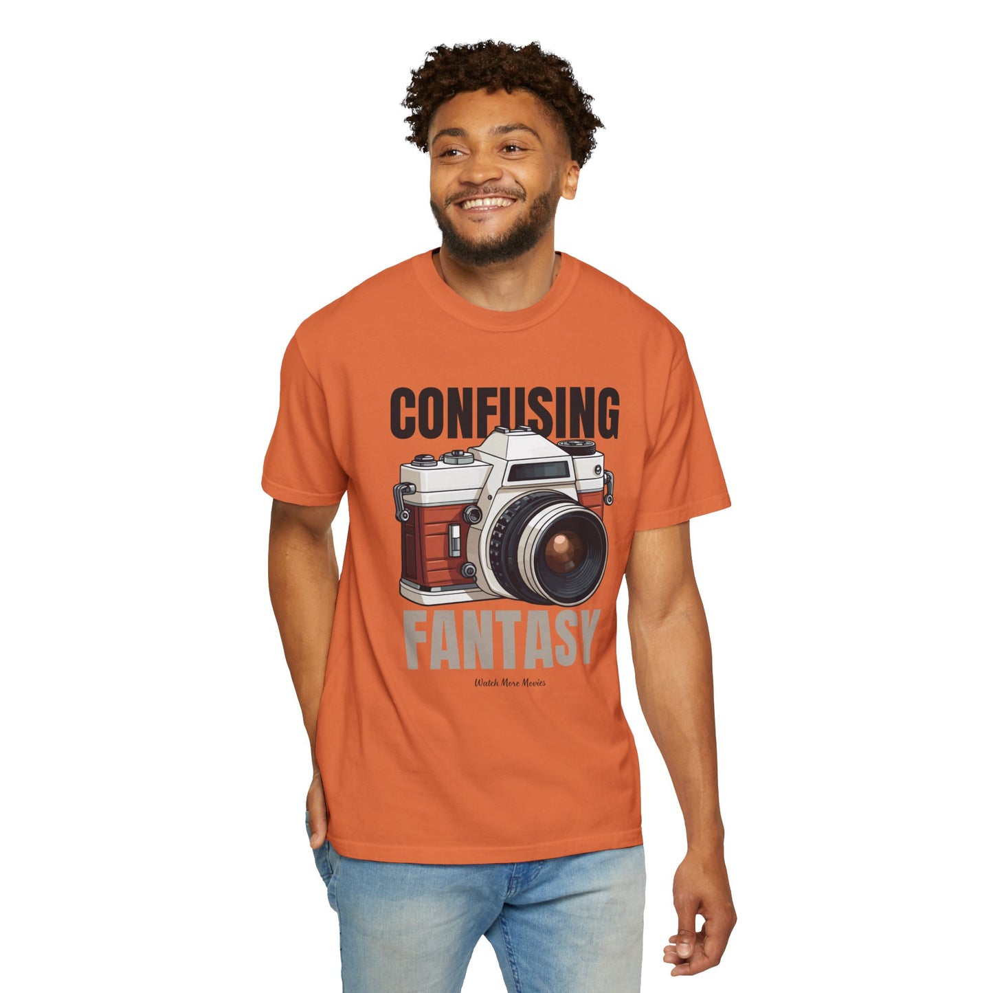 Confusing Fantasy Camera Graphic T-shirt