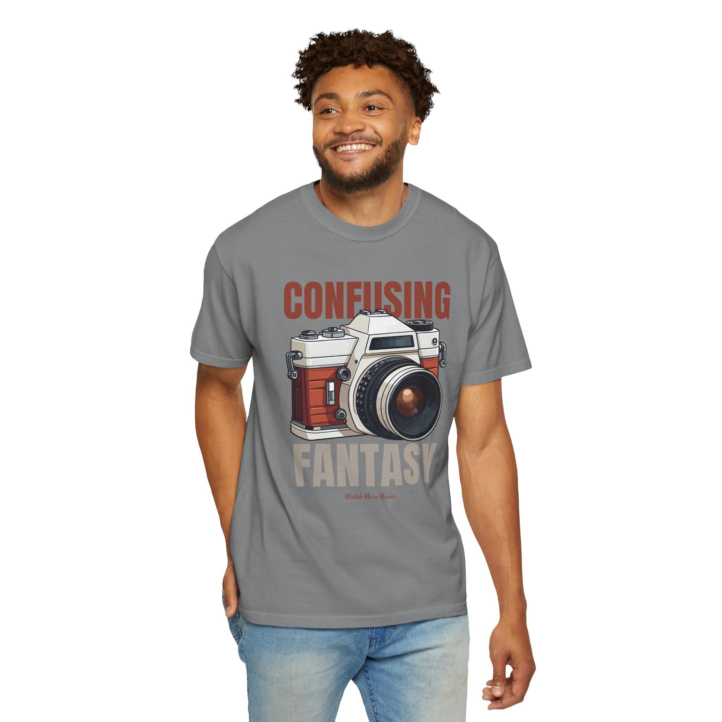 Confusing Fantasy Camera Graphic T-shirt