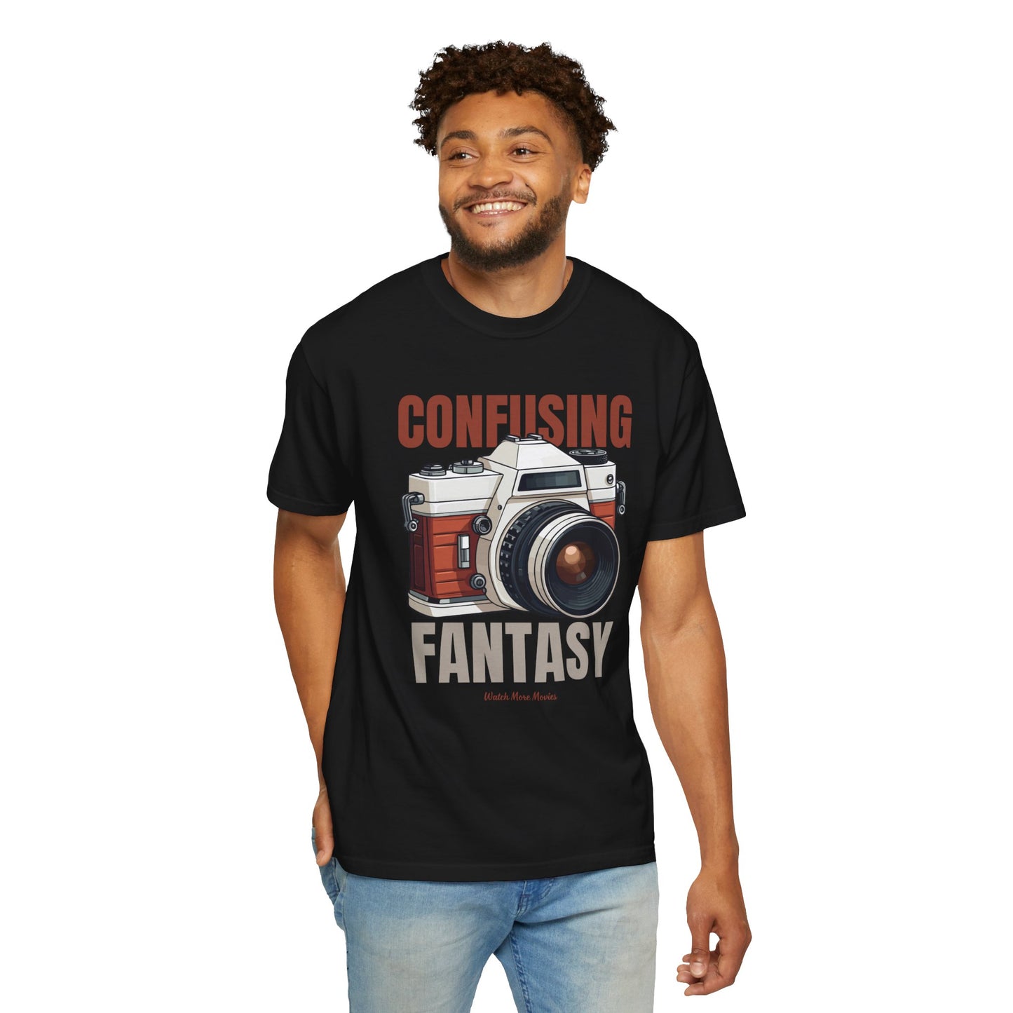 Confusing Fantasy Camera Graphic T-shirt