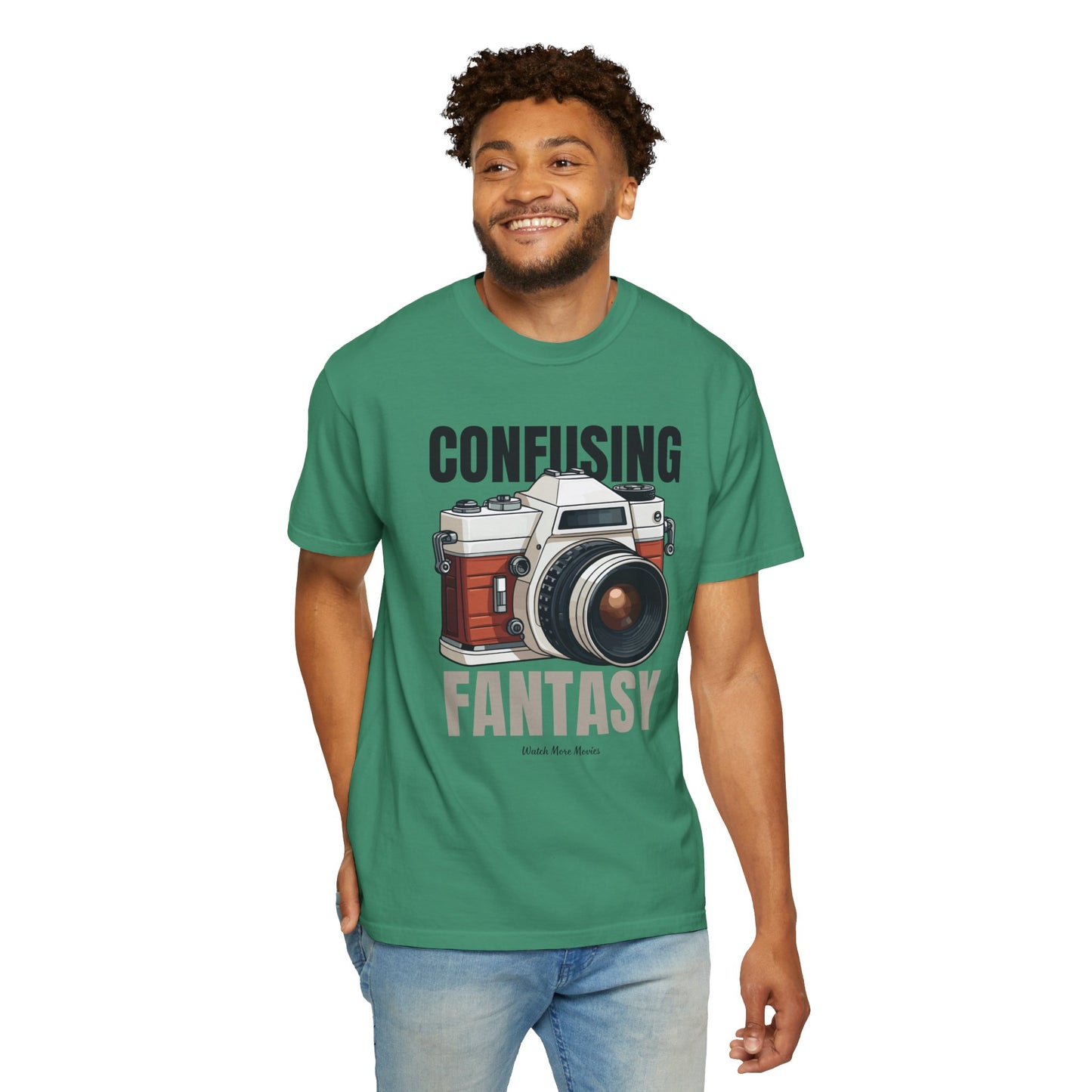 Confusing Fantasy Camera Graphic T-shirt